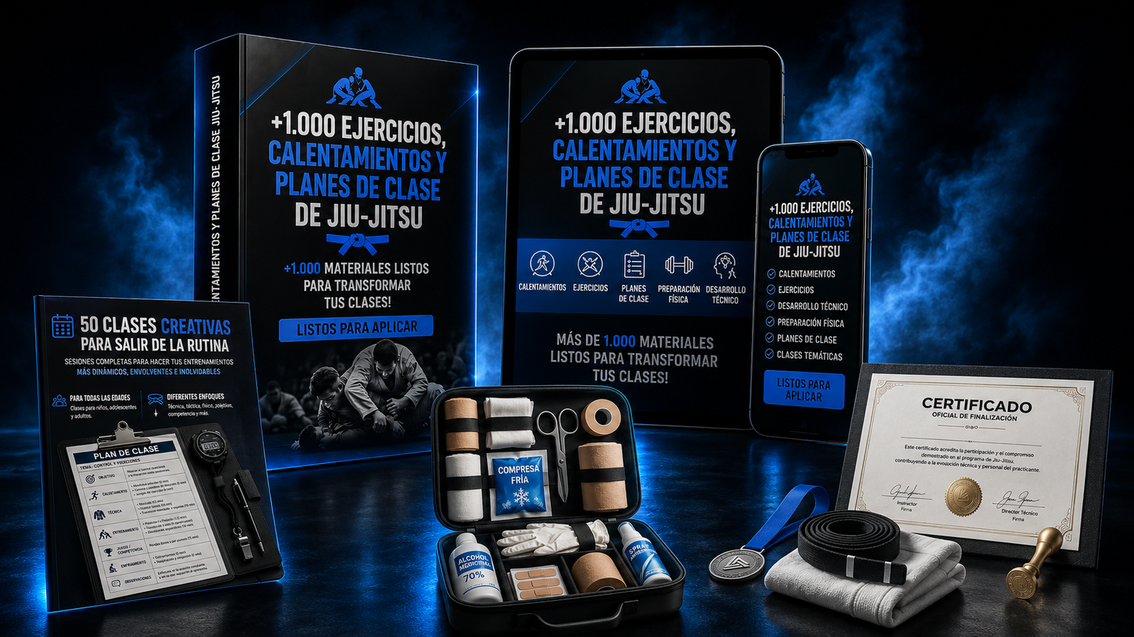 Plan completo: biblioteca completa para profesores de Jiu-Jitsu